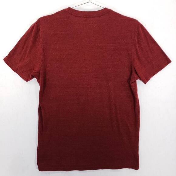 Hurley T Shirt Mens Medium Red Logo Graphic Short Sleeve Crew Neck Pullover - Picture 5 of 6